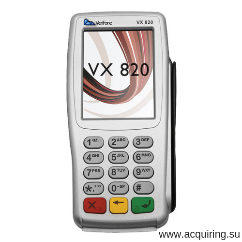 Банковский платежный терминал - пин пад Verifone VX820 под проект Прими Карту в Самаре